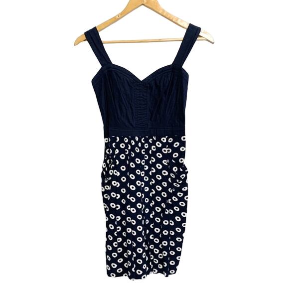 Anthropologie Eloise Black and White Mini Dress Small - Picture 1 of 9